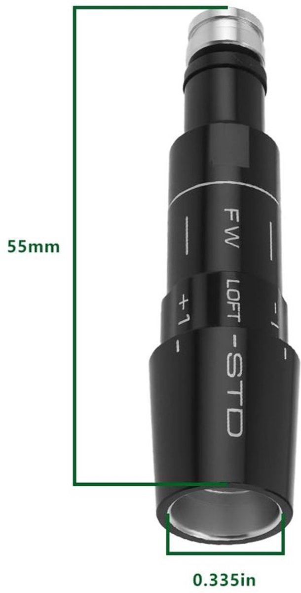 Rechterhand Driver Hoofd Fairway Adapter voor Golfclubs