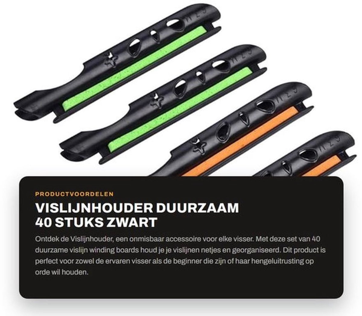 Vislijnhouder Duurzaam - 40 Stuks - Winding Board - Coiling Plaat - Vissen Accessoire - Hengel Tackle Accessoire - Lijnwinder