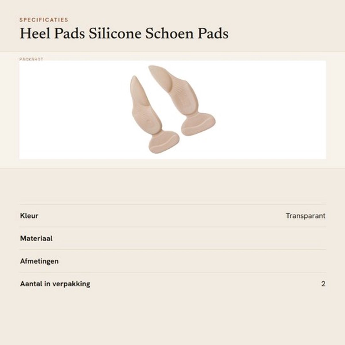 ZEYNOMAX- Hielpadjes met extra demping - Siliconen Kussentjes - Schoenpads voor Dames - Voorkomt Blaren - Comfortabel en Antislip - Schoeninlegzolen