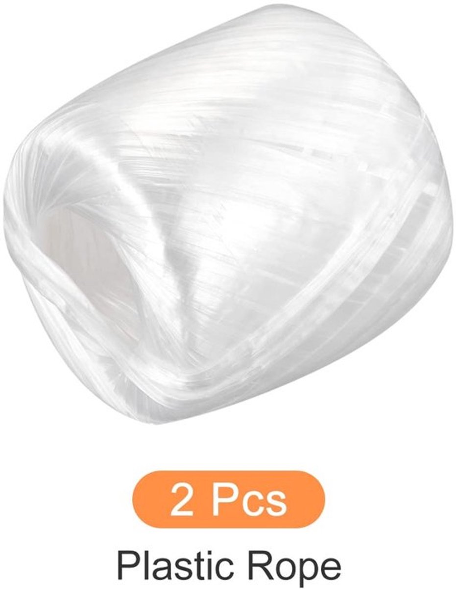 Touw 100m - Polyester/Nylon - Huishoudelijk - Gebundelde Verpakking - DIY - Lichtgewicht - Koord
