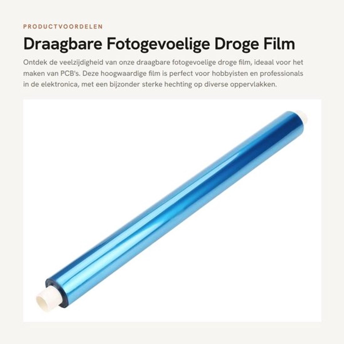 Draagbare Fotogevoelige Droge Film - Photoresist Sheet - Milieuvriendelijk - 33 x 2 x 2 cm - Circuit Productie - Voor Etching en Elec...