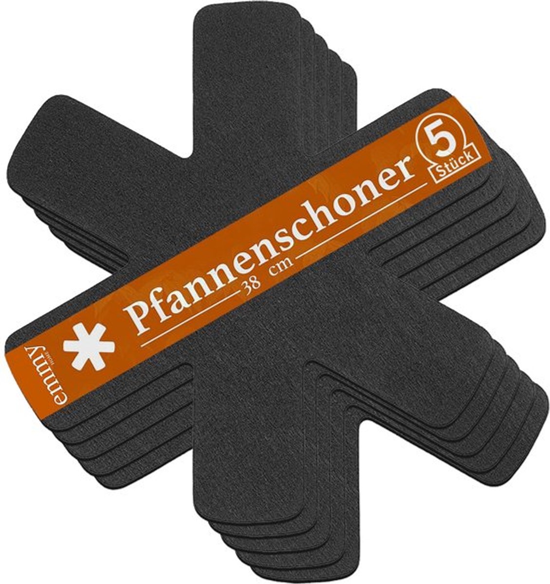 Pannenbeschermer Extra Dikke Vilt - 5 Stuks - Stapelbescherming - Antislip - Aanpasbare Maat - Scheurvast - Onderzetters