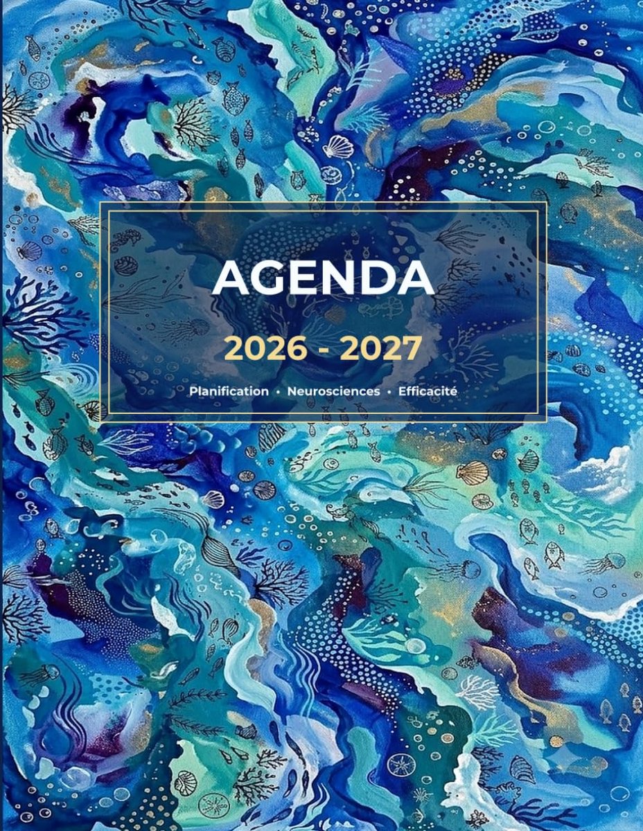 SnelShoppen - Agenda 2026-2027 - Planification, Neurosciences, Efficiëntie, Organiseren, Weekplanner, Dagelijkse Notities, A4 Formaat, Flexibele Kaft,