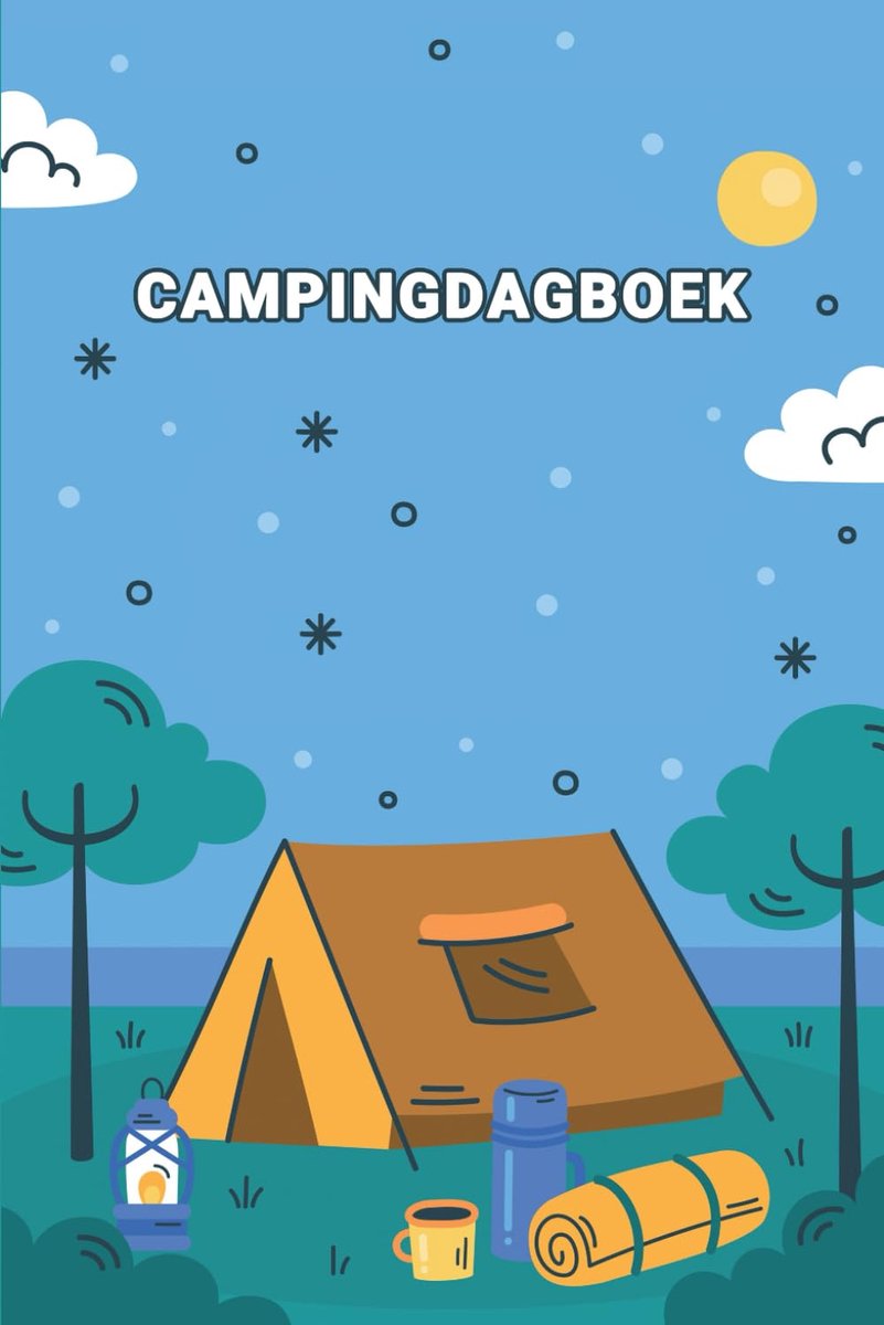 SnelShoppen - Campingdagboek Logboek voor Campings, Activiteiten en Herinneringen Vastleggen - 120 Pagina's, 15,24 cm x 22,86 cm, Perfect voor Avontur