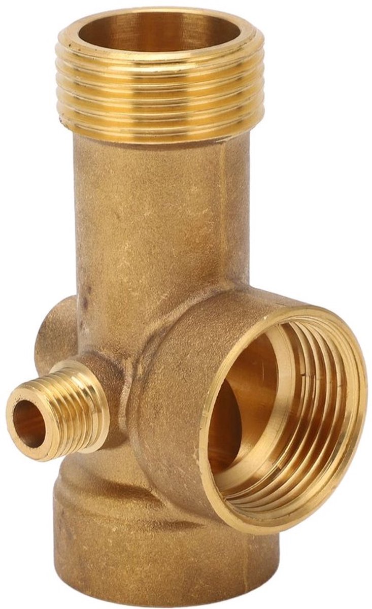 Pijpverbinder 5-Weg - Messing - G1/G1/4 - Water/Olie/Gas - 90mm - Schokbestendig - Pijpconnector