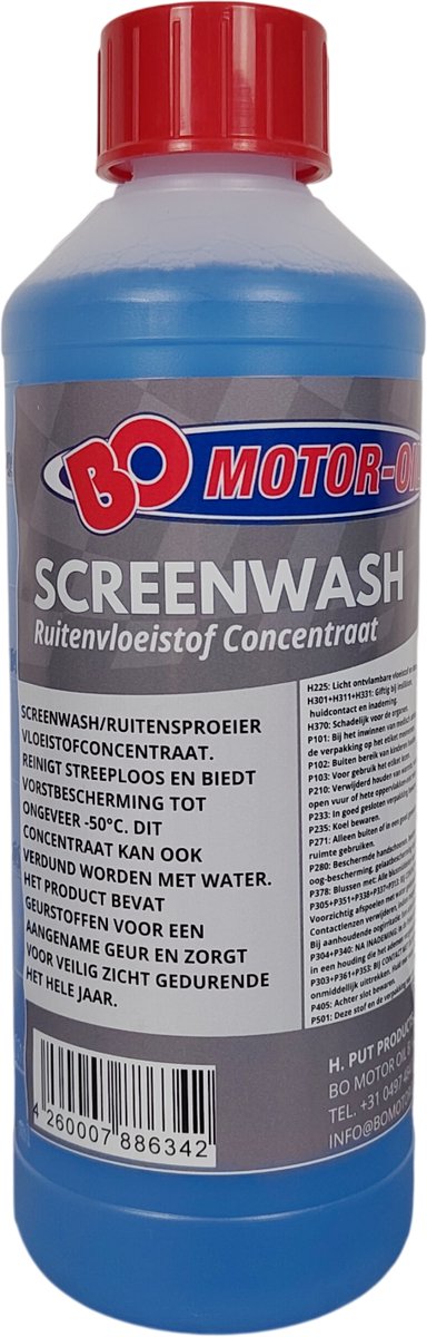 Screenwash ruitenvloeistof concentraat - BO motor-oil - 500 ml