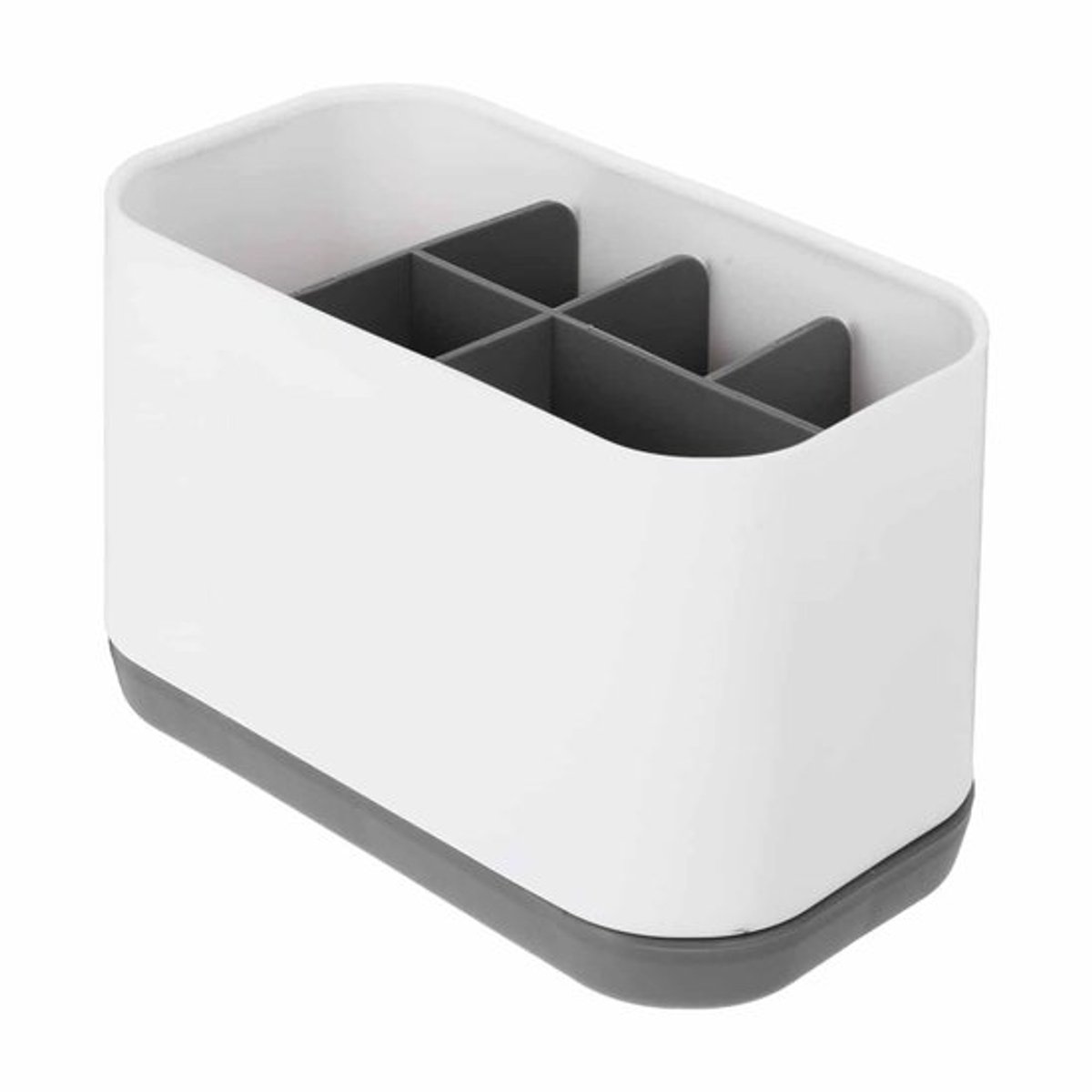 Tandenborstelhouder met Afvoer - Wandgemonteerde Organizer voor 4-6 Tandenborstels - Hygiënische Opbergoplossing - Waterdicht en Vochtbestendig - Compacte Afmetingen 18 x 9,8 x 12 cm - Tandpastahouder