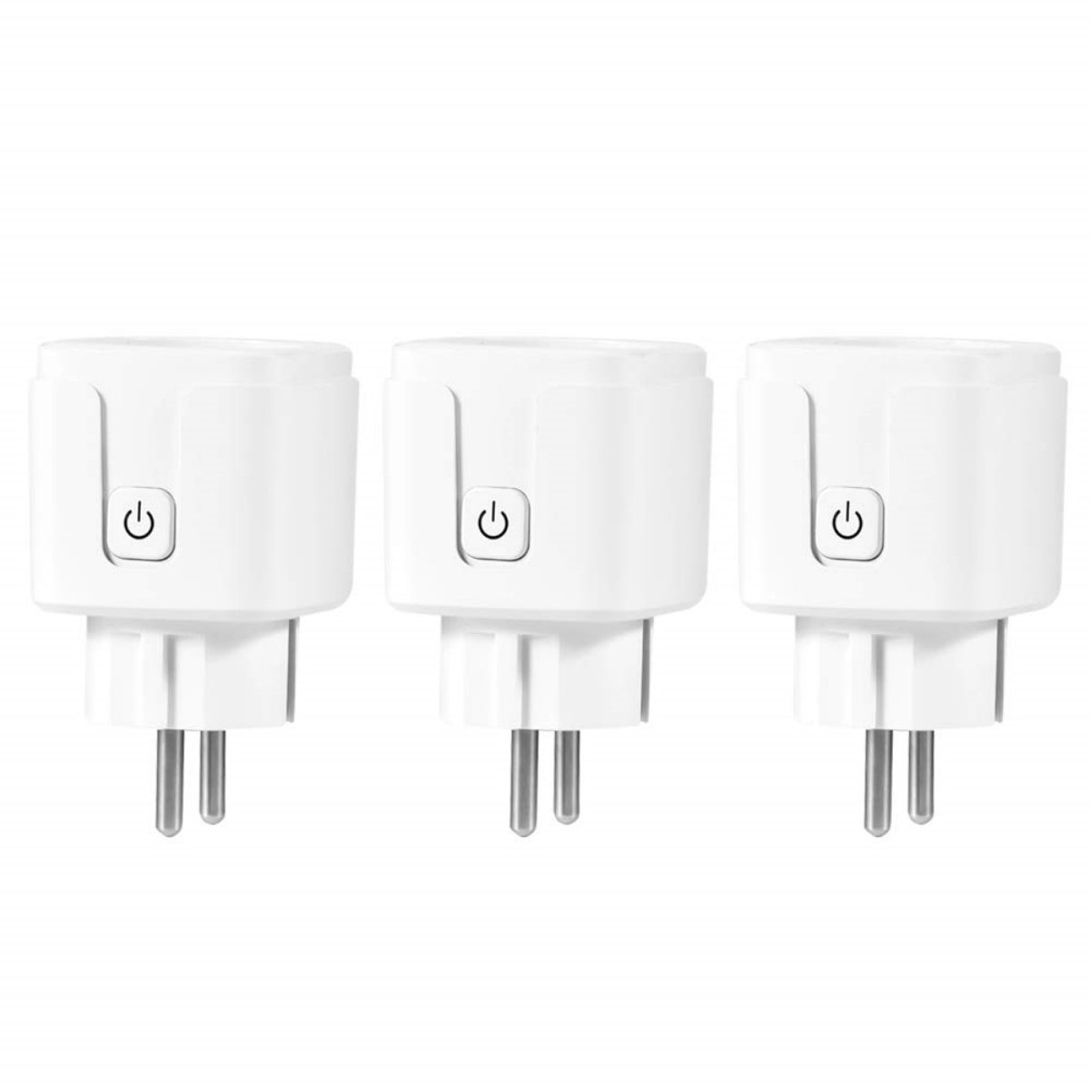 GELLDG Slimme stekker - 3-pack - 16A - Wi-Fi-stekker met energiemonitoring - Geschikt voor Google Home en Alexa - Ondersteunt iOS en Android