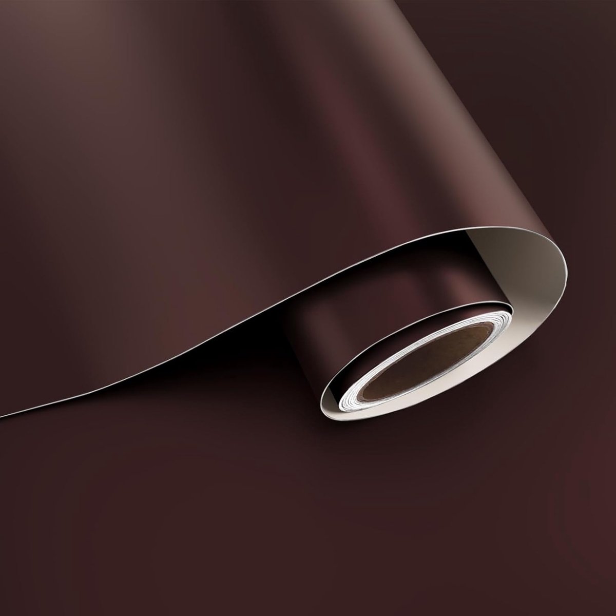 SnelShoppen - Burgundy Rood Behang Zelfklevend 40 cm x 200 cm Matte Wandbekleding voor Woonkamer Slaapkamer Keuken Meubels en Tafels