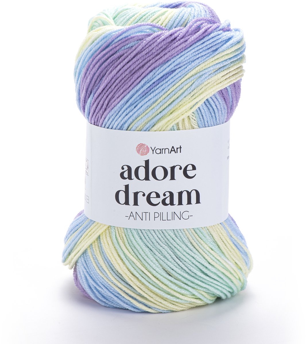 YarnArt Adore Dream – Anti-Pilling Acryl Garen met Kleurverloop – Zacht & Kleurvast – Ideaal voor Kleding en Accessoires - Kleur 1076