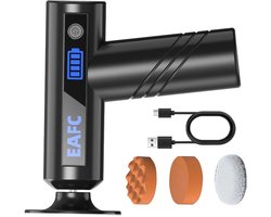 Cherrys Finds - Draadloze Auto Polijstmachine - Excentrische Polisher - Auto Polijst & Schuur Set - Elektrische Wax Machine met Batterij - Draadloos Waxen Polijsten - Schuurmachine - Zwart
