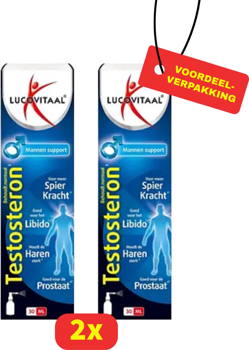 Lucovitaal - Testosteron Man Spray - 2x 30ML - Voordeelverpakking!