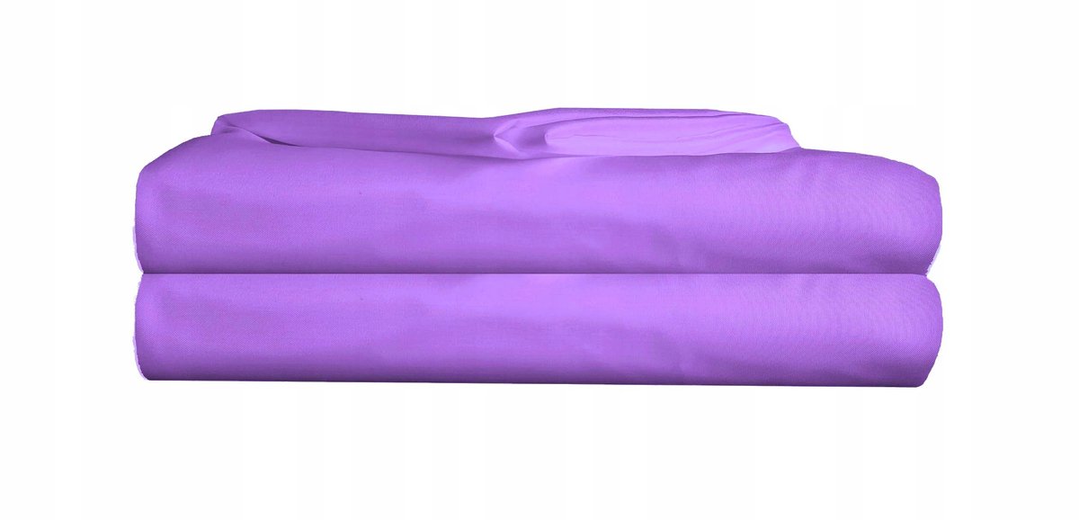 KONEY - Laken zonder elastiek 160 x 200 cm - microvezel - Paars - 120 g/m²