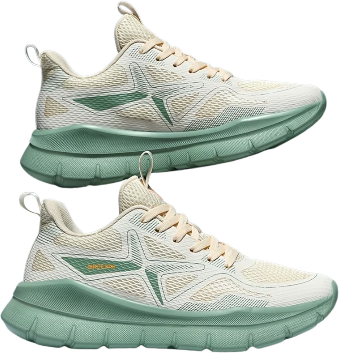 Currero Schoenen Heren Sneakers Comfortabel Wandelschoenen Casual Volwassenen 43 Schemeringgroen