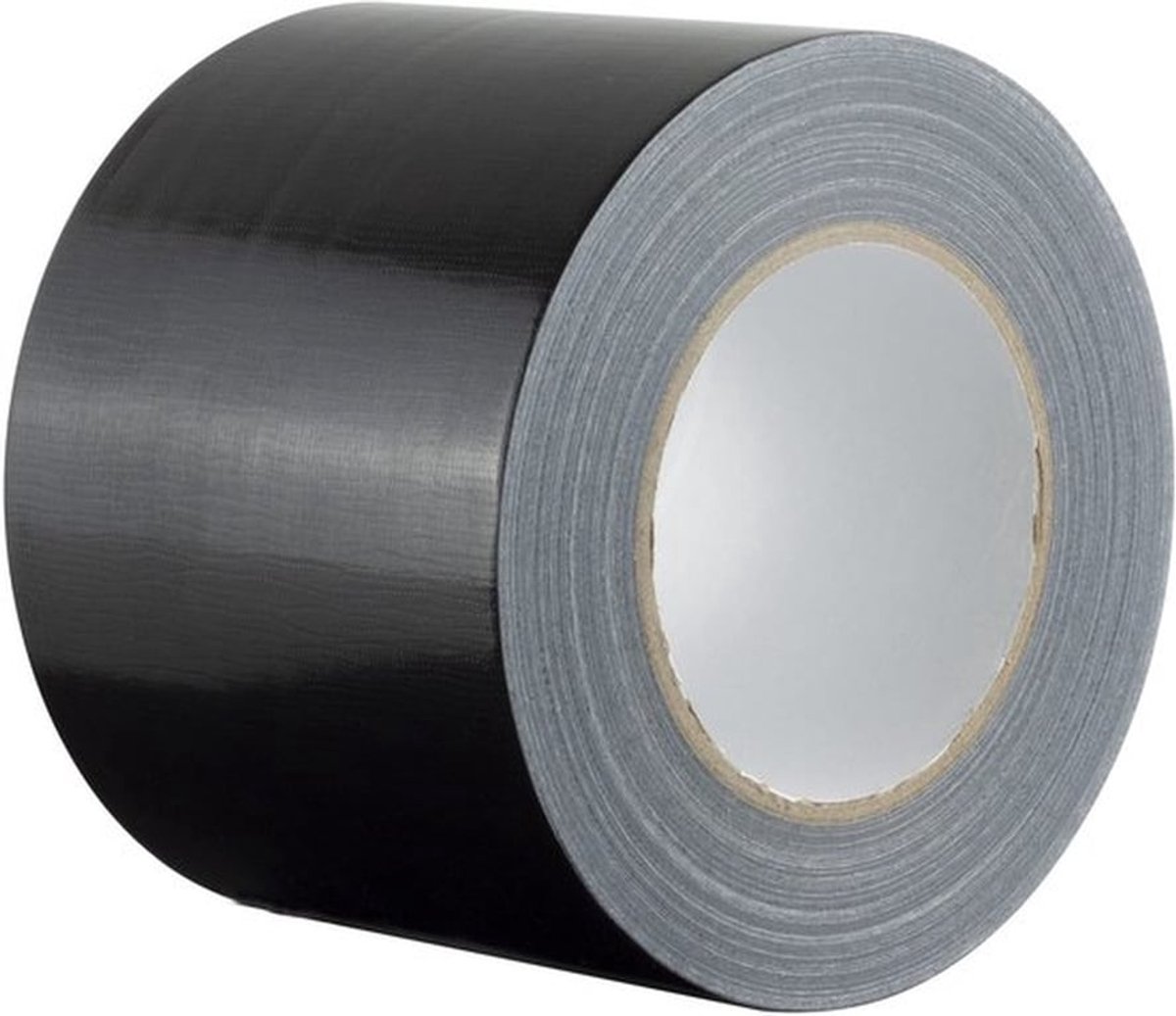 Weefseltape 100 mm x 50 m - Zwarte Duct Tape - Waterdicht Plakband - Duurzaam Pantsertape - Extra Brede Tape - Supersterk voor Repareren