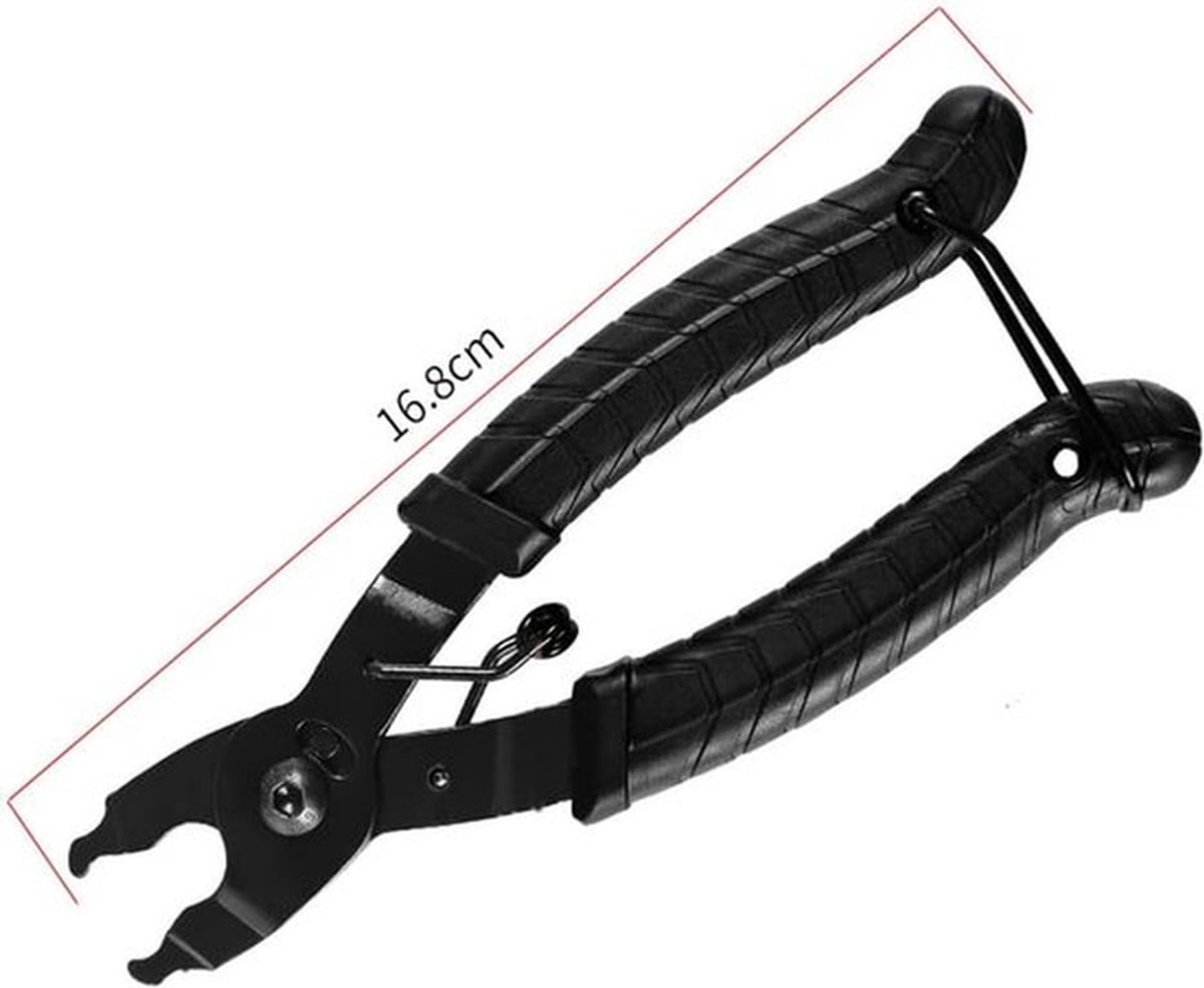 2-in-1 fietskettingreparatieset, inclusief fietskettingtang en gereedschap voor het verwijderen van mountainbikekettingen.