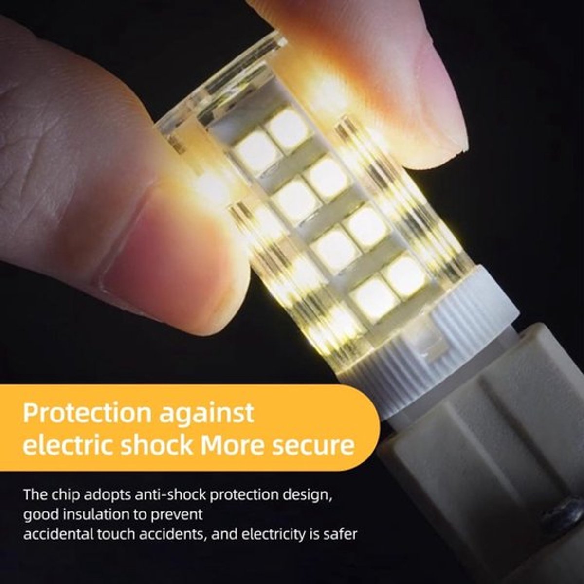 G9 LED-lampen, warm wit 3000K, 5W, helderheid equivalent aan een 40W halogeenlamp, 420 lum