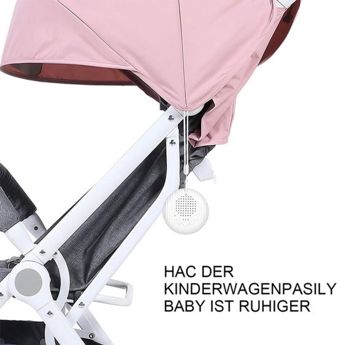 Draagbaar slaaphulpmiddel voor baby's, slaaphulpmiddel met witte ruis, geschikt voor baby's en volwassenen, slaaphulpmiddel met 10 rustgevende slaapgeluiden.
