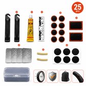 Fietsband Reparatieset - 25 Delig - Inclusief Plakkers - Universeel