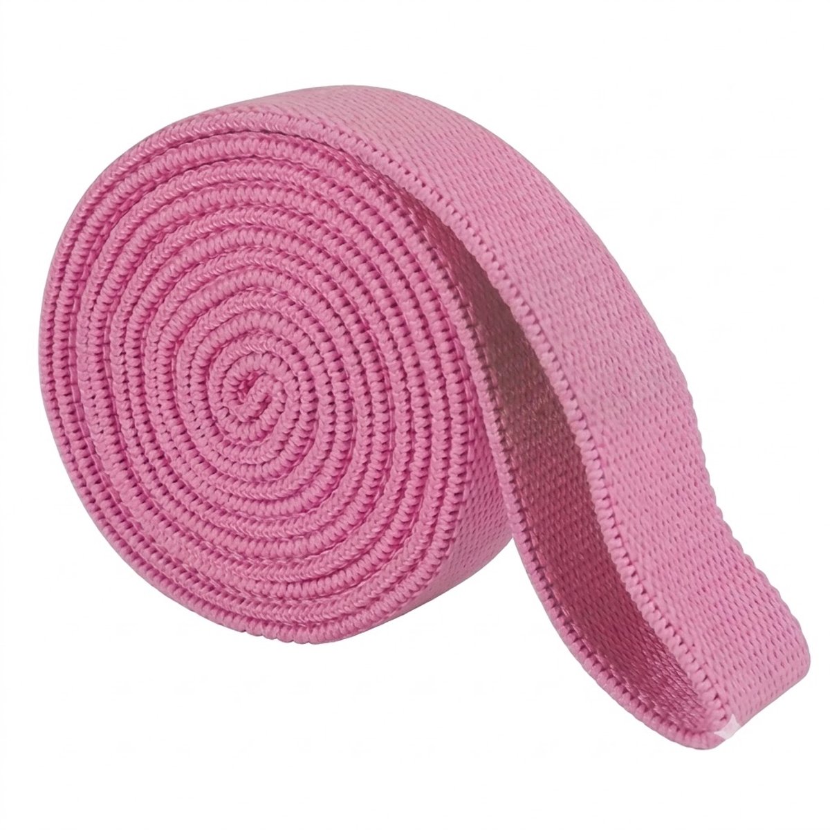 Roze pilates weerstandsband dames heren fitness band elastische oefen band gemiddelde weerstand stretch band voor yoga krachttraining pull up ondersteuning gebreid lichtgewicht 1 stuk