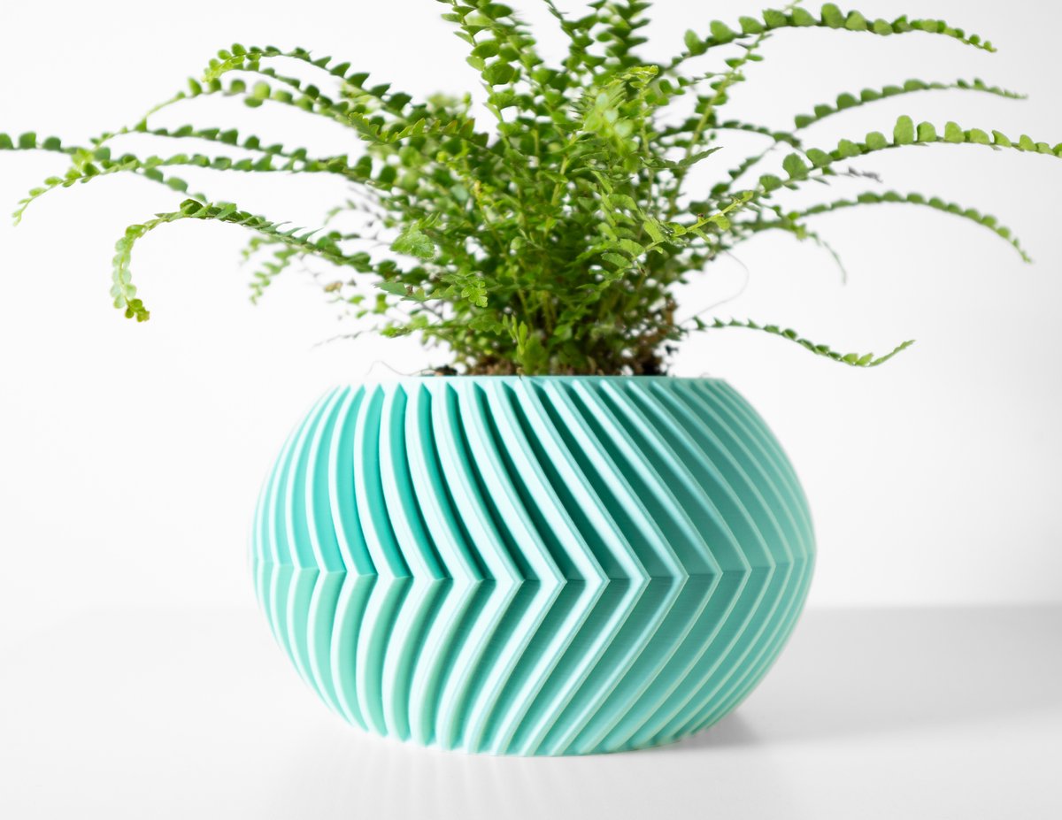 Skushy Soko Bloempot - Moderne Designpot voor Kamerplanten - Sculpturale Plantenpot voor Woonkamer en Kantoor - Premium Woondecoratie