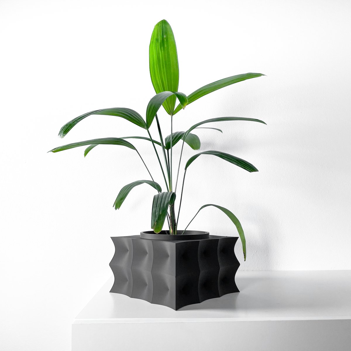 Skushy Averth Bloempot - Moderne Designpot voor Kamerplanten - Sculpturale Plantenpot voor Woonkamer en Kantoor - Premium Woondecoratie