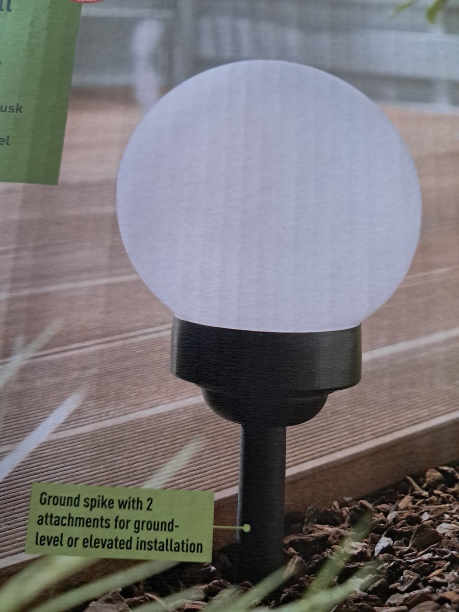 Livarno Home LED Solar Tuinbol - Bol 15 cm - Decoratieve verlichting voor tuin, terras en andere buitenruimtes