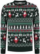 Happy Seasons Foute Kersttrui Dames & Heren - Christmas Sweater - 100% Biologisch Katoen - Mannen & Vrouwen "De Perfecte Kersttrui" Maat S/M