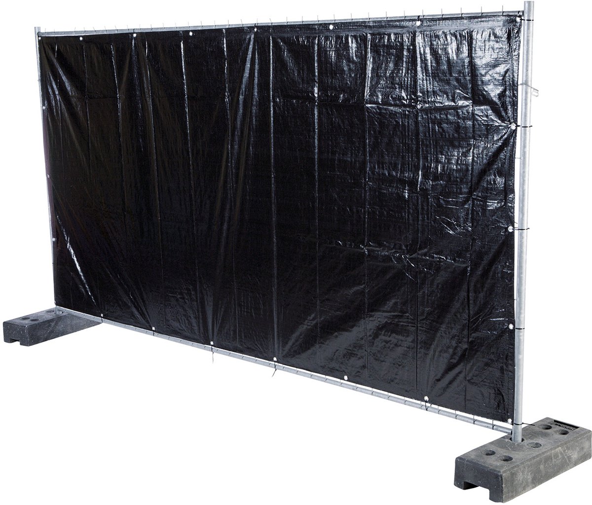 Bouwhekdoek Zwart 1,76 x 3,41 Meter | Per Stuk