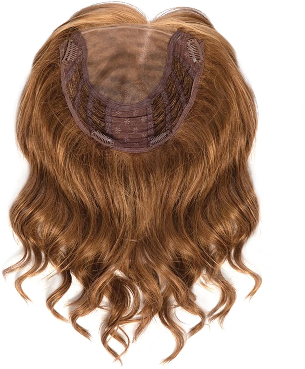 Estetica Designs Mono Wiglet - Kort Kapsel, Fijn Haar, Kleur RH1488RT8, Handgeknoopt Kantfront