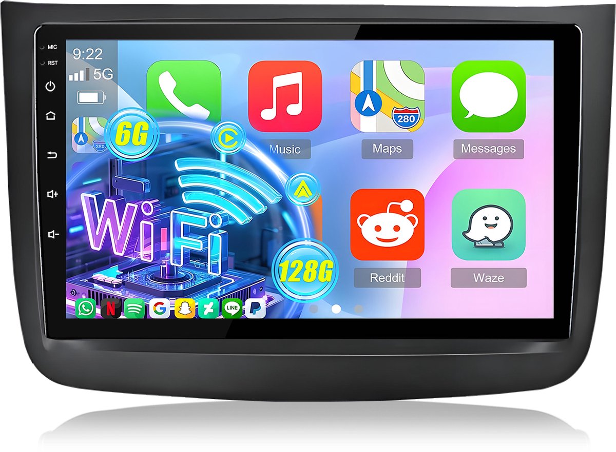 Cestovet Autoradio - Geschikt voor Mercedes-Benz Vito 2 W639 / Viano 2 (2005-2015) Andriod 15 2din 6GB+128GB - Draadloze CarPlay met scherm - DAB+, GPS-Navigatie, Bluetooth , 10.1-inch Touchscreen - 4G+SIM