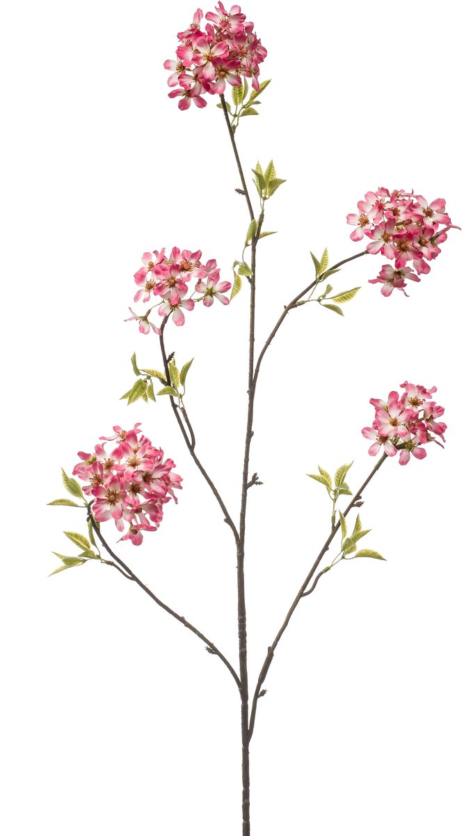 Emerald Kunstbloem Bloesem 115cm donkerroze - Kunstplant voor binnen