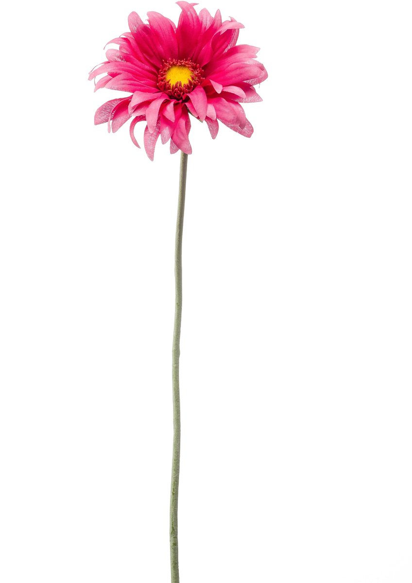 Emerald Kunstbloem Gerbera mini 50cm fuchsia - Kunstplant voor binnen