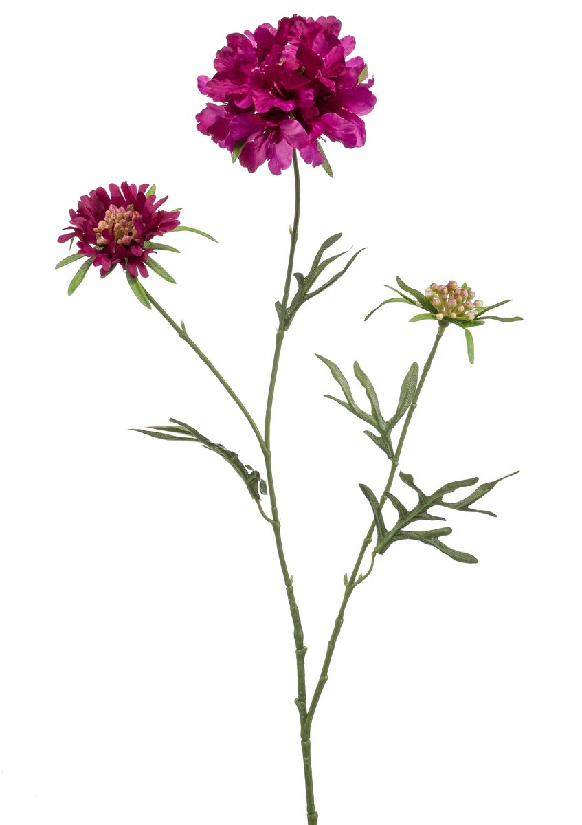 Emerald Kunstbloem Duifkruid 77cm paars - Kunstplant voor binnen