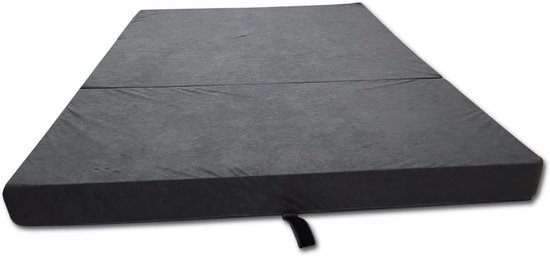 Vouwmatras - Opvouwbaar bed - Slapen in auto - Oeko-Tex gecertificeerd - 120x200 cm - Grijs — afbeelding 5