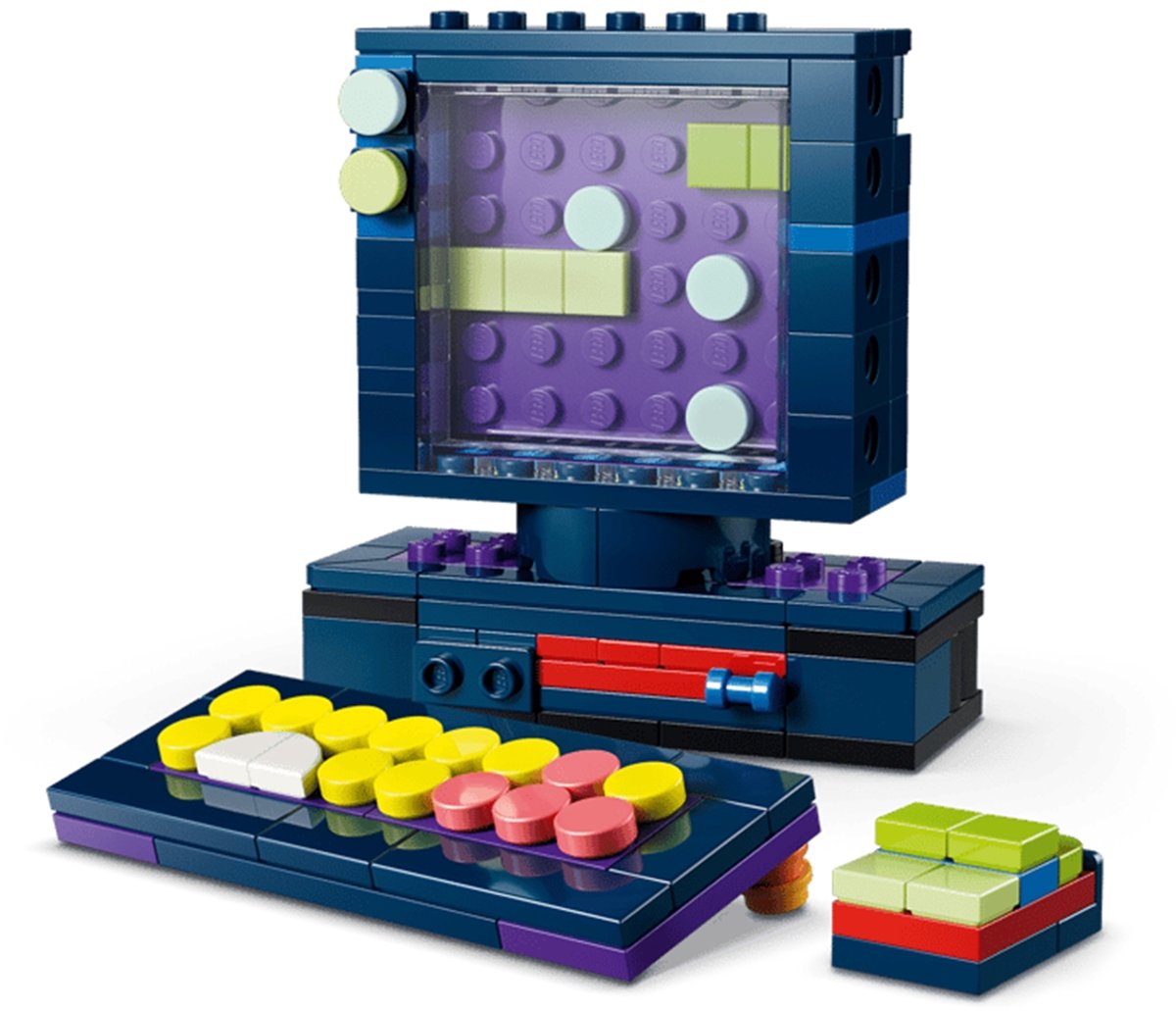 LEGO® Creator 3in1 Retro Spelcomputer Speelgoedmodel - Bouw Om tot Desktop of Speelautomaat - 31380 — afbeelding 26