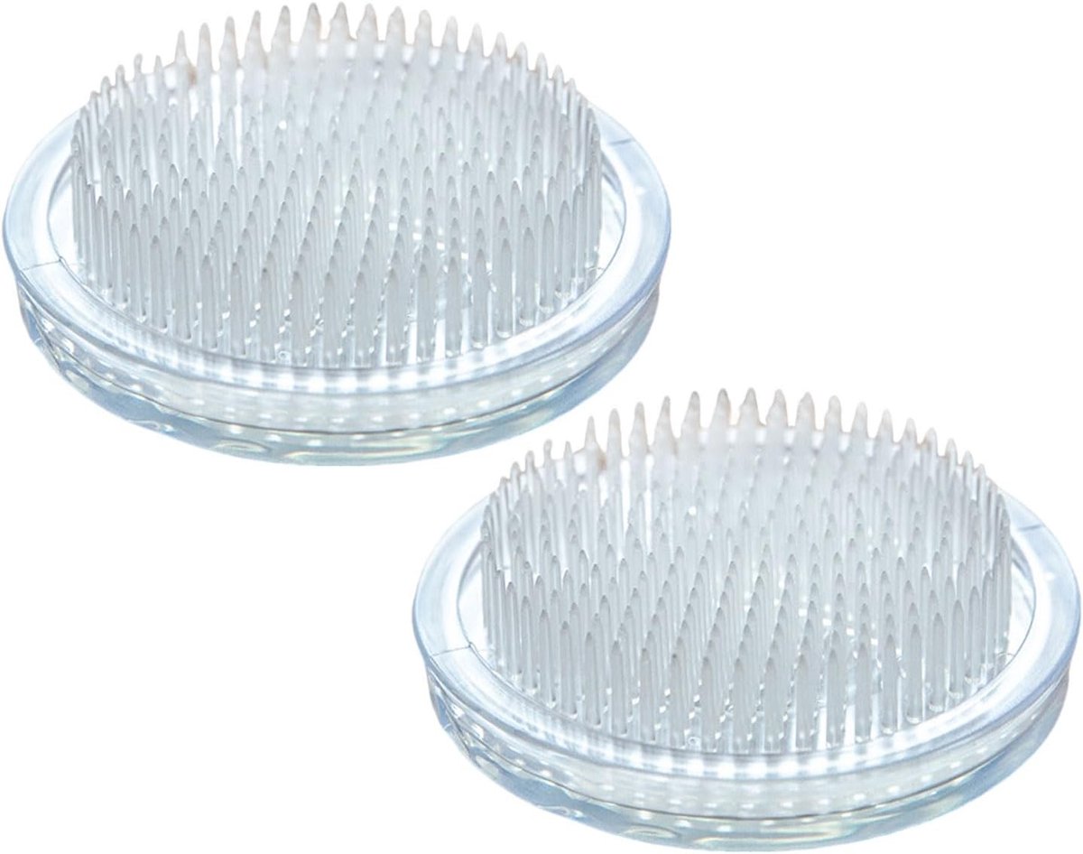Set van 2 Transparante Suction Cups voor Bloemstukken - Ideaal voor Ikebana en Creatieve Bloemarrangementen