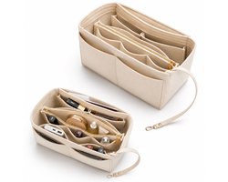 BOTC Handtas organizer - Bag in Bag - Tasorganizer - Maat M - Beige