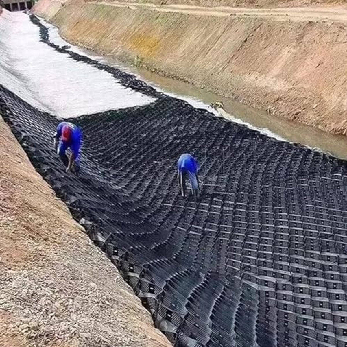 Stabiliseringsrooster - Grindstabilisator Geocell - Oprit Versterken - Hoge Draagkracht - 5 cm Hoog - Zwart