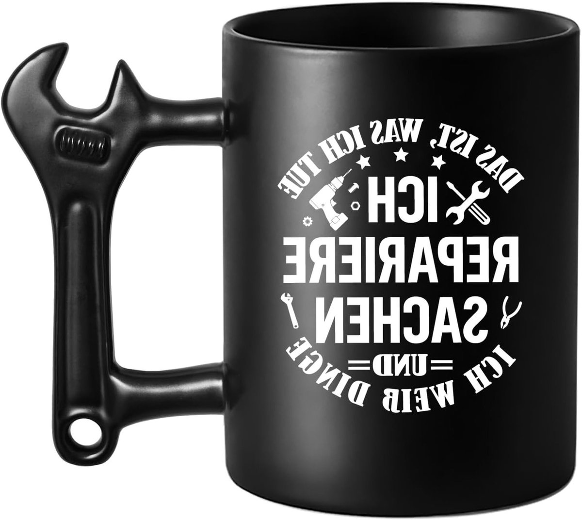 Persoonlijke Koffiemok voor Mannen, Grappig Cadeau voor Vader, Oom, Broer en Vriend, Perfect voor Klussers en Vakmensen