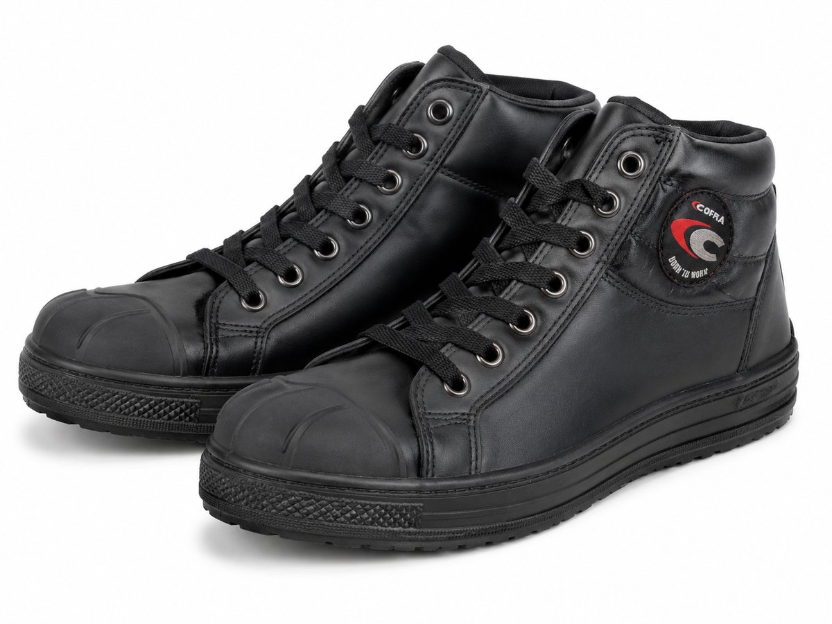 Cofra Flagrant S3 SRC Veiligheidsschoenen – Hoog Model – Stalen Neus & Antiperforatie – Zwart – Maat 43