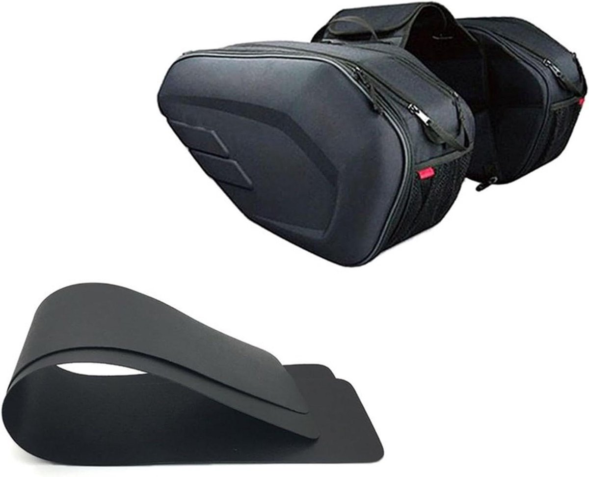 Motor Zadeltassen - Zijtas Bagage - Motor Rijden - Waterdicht Materiaal - B470*H295*D230MM - Carbon