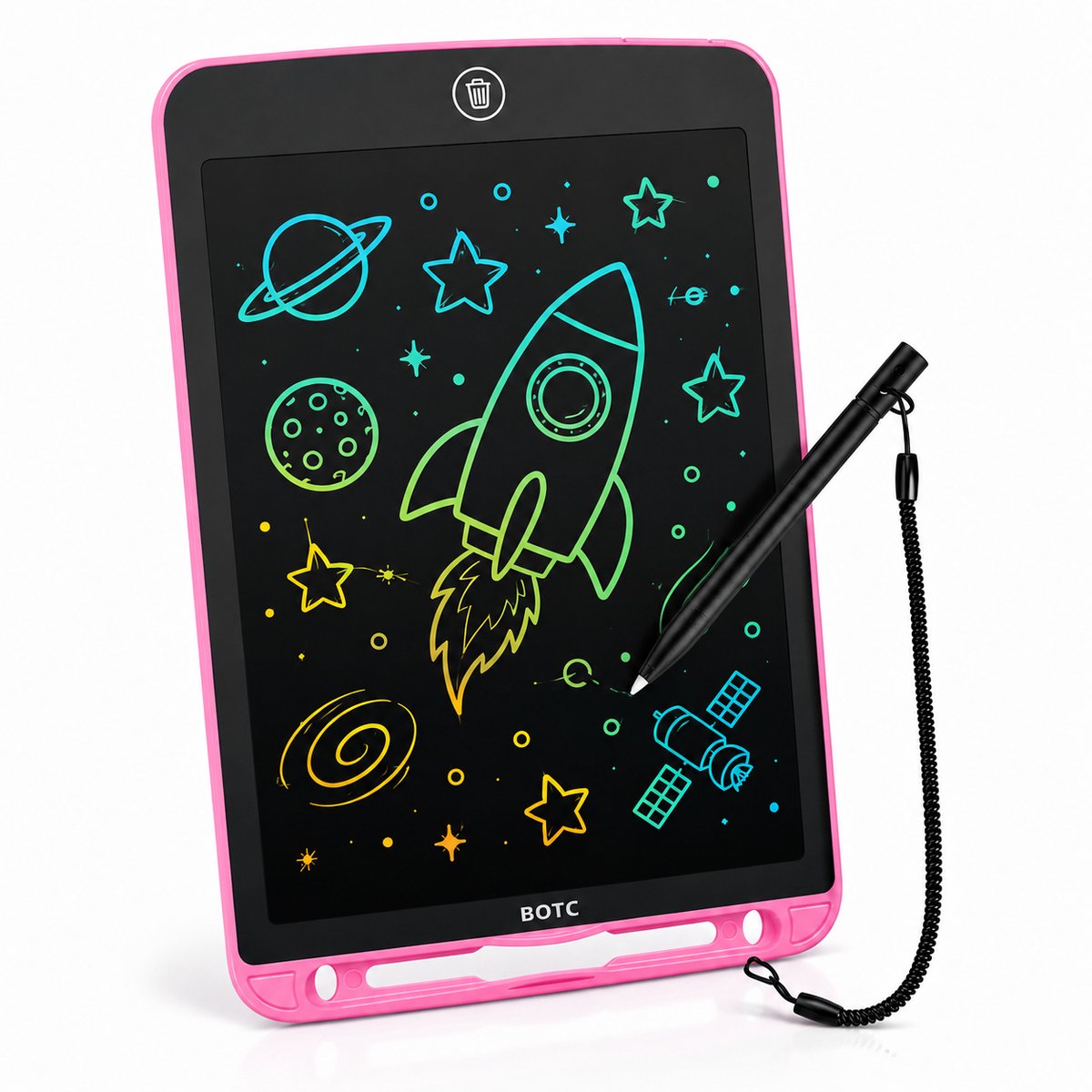 Bol.com BOTC Tekenbord kinderen - 10 inch - Tekentablet - Grafische Tablet - Writing Tablet - Sinterklaas Cadeautjes - Speelgoed... aanbieding