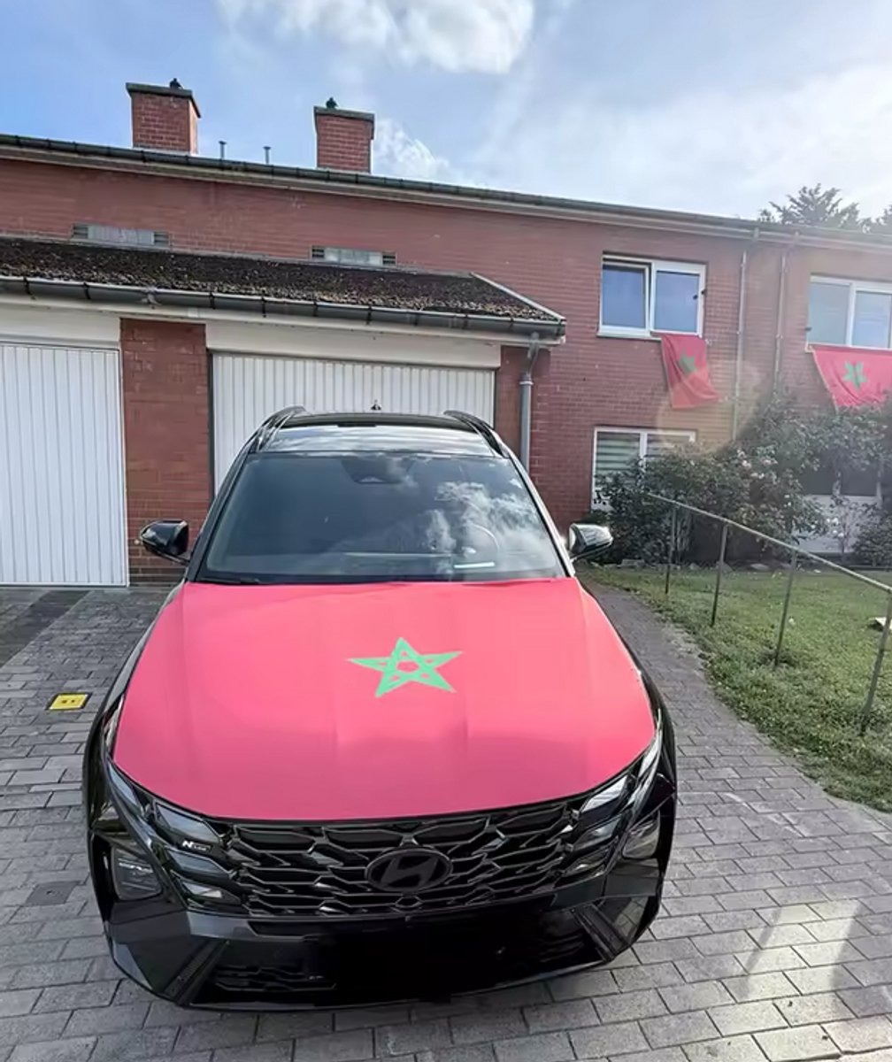 Ideal Flag - Marokkaanse Motorkap Vlag