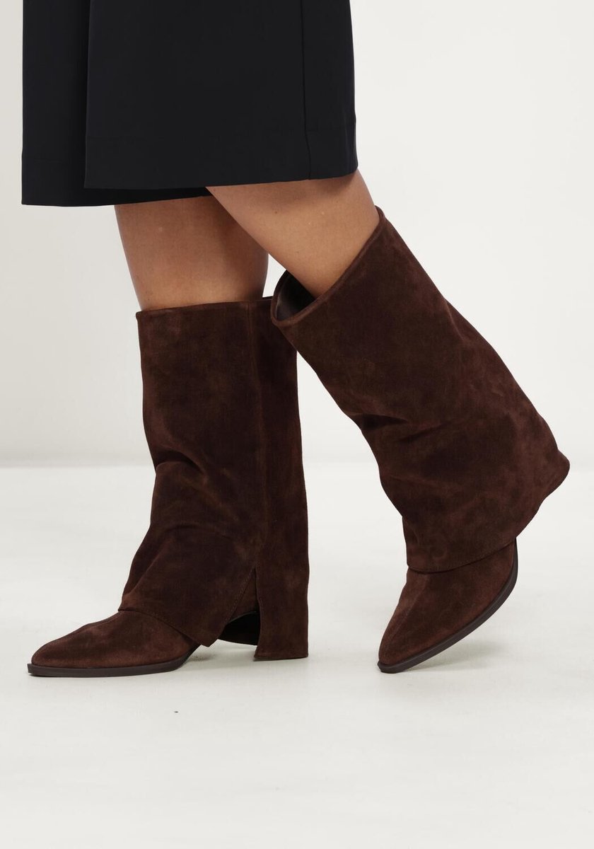 Unisa Larsy Laarzen - Suède - Dames - Bruin - Maat 40
