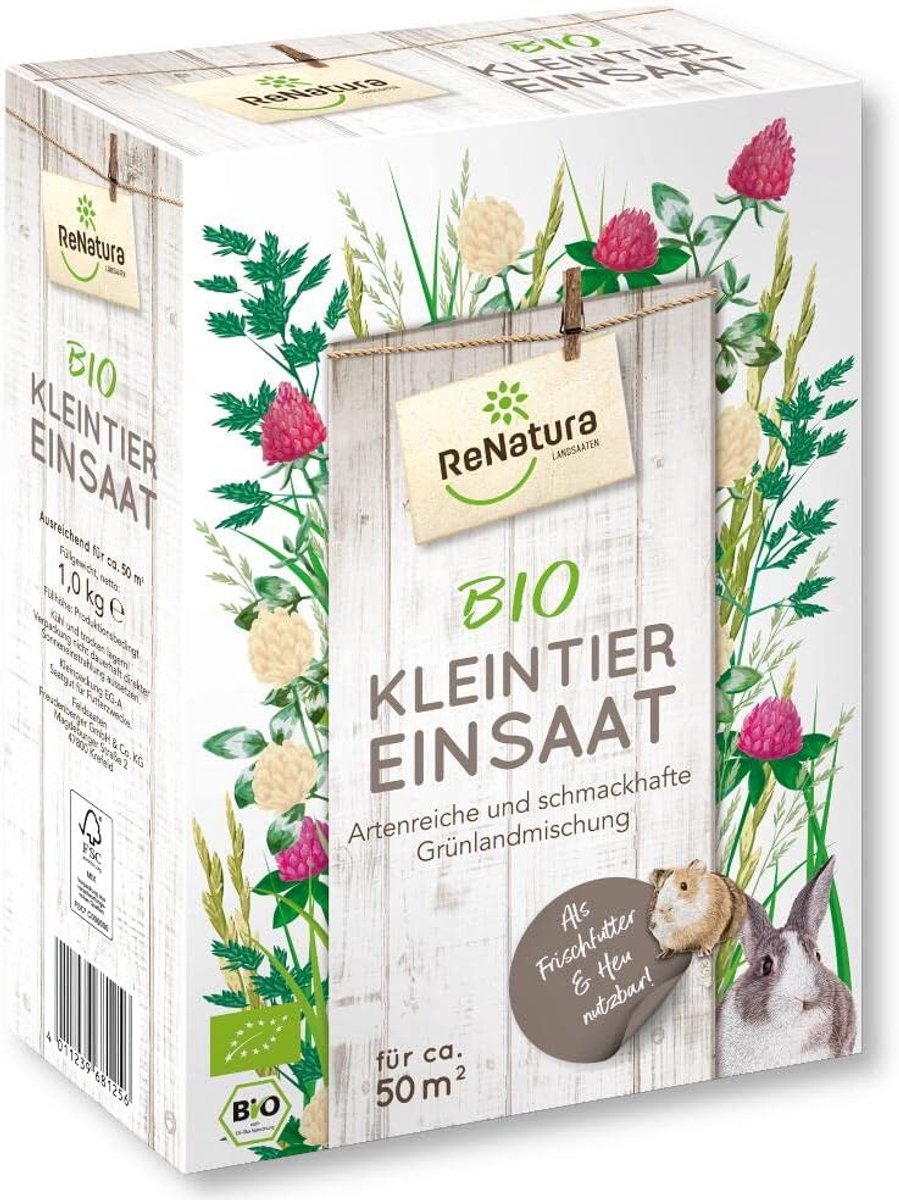 Zaden voor kleine dieren 1 kg - Weide - Geschikt voor verschillende dieren - Vers voeden - ShopVlot
