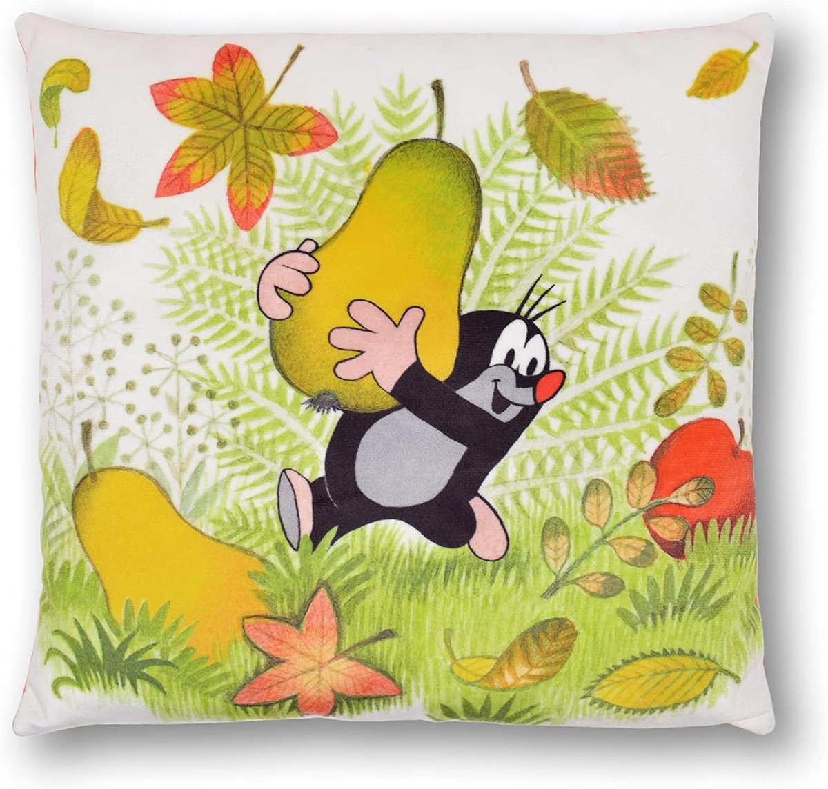 Kussenhoes 30x30cm - Multicolor - The Little Mole - Ideaal voor kinderkamers - ShopVlot