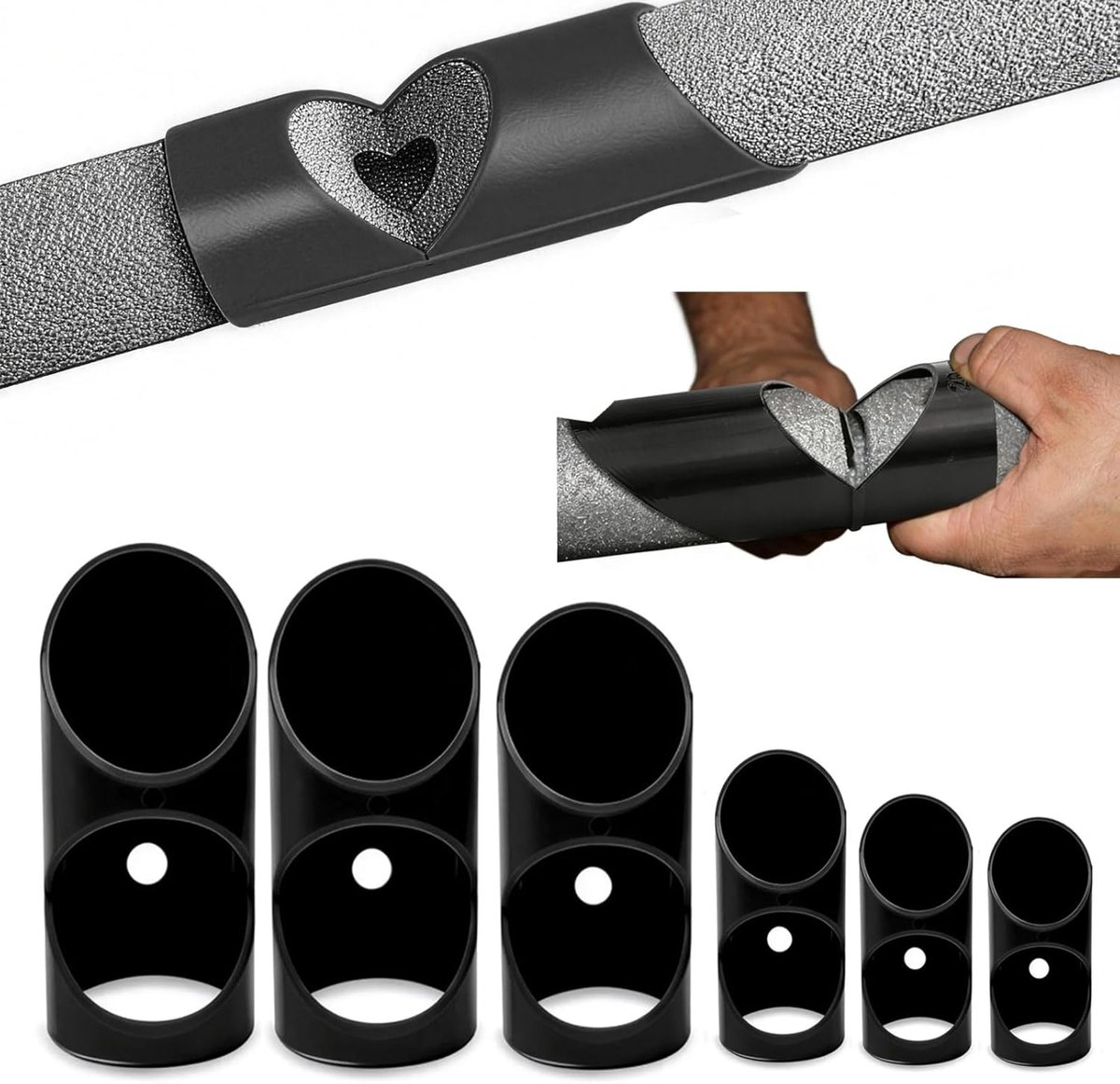 Foam buis cutter 6-in-1 - zwarte kunststof snijbox - 45° en 90° snijhoeken - ideaal voor isolatiewerkzaamheden - ShopVlot