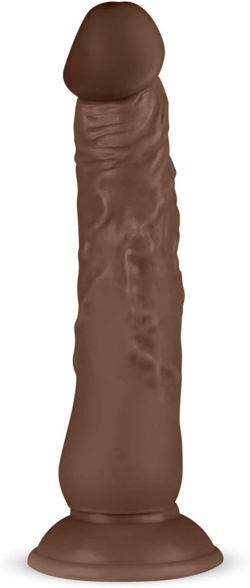 Dildo 23 cm - Realistisch ontwerp - PVC - Sterke zuignap voor strap-on - ShopVlot