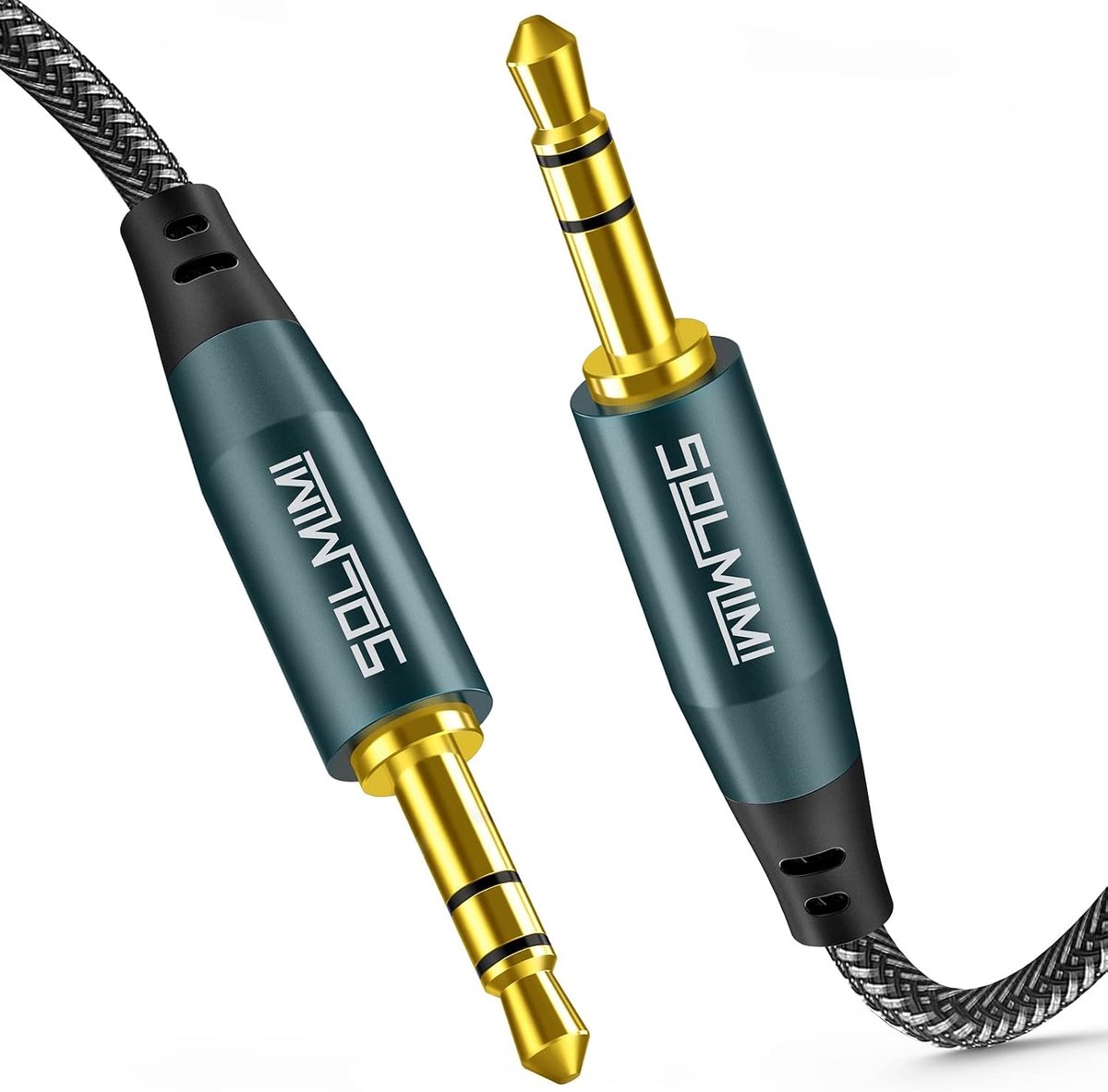 Aux kabel 3.5mm stereo audio jack - 1.2m - geschikt voor smartphone en hi-fi geluidsystemen - ideaal voor autoradio - ShopVlot
